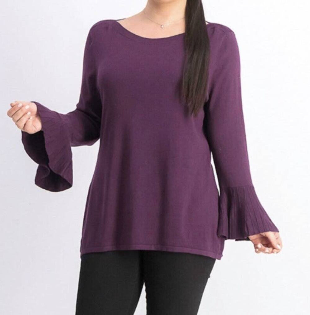41Hawthorn Sweater Tamzen Bell Sleeve NWT Size S Flare StitchFix Knit Coquette